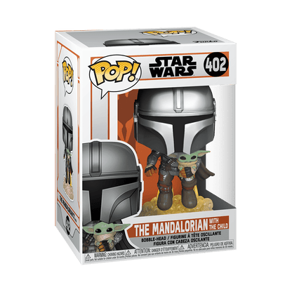 Pop! The Mandalorian Flying with Jet Pack #402 - vue officielle Funko 2