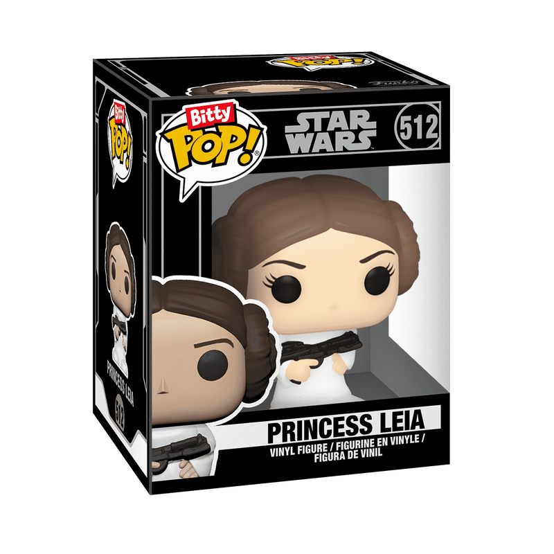 Bitty Pop! Princess Leia & R2-D2 2-Pack - vue Princess Leia officielle Funko 2