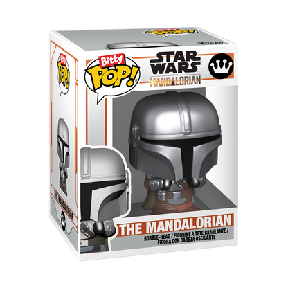 Bitty Pop! Rides The Mandalorian in N1 Starfighter (with Grogu) - boîtier