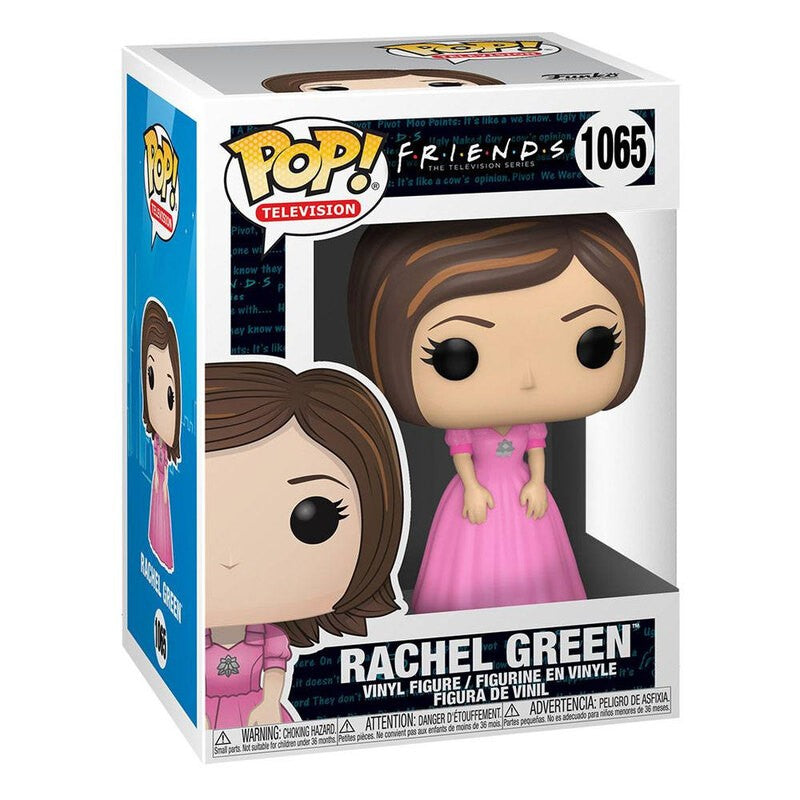 Rachel Green im rosa Kleid