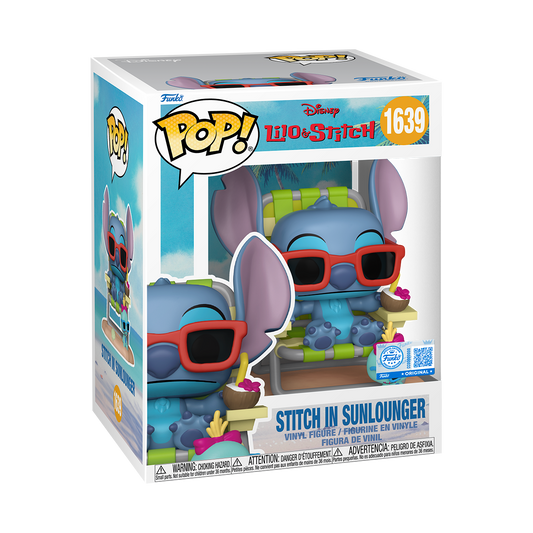 Pop! Premium Stitch sur Transat - packaging officiel
