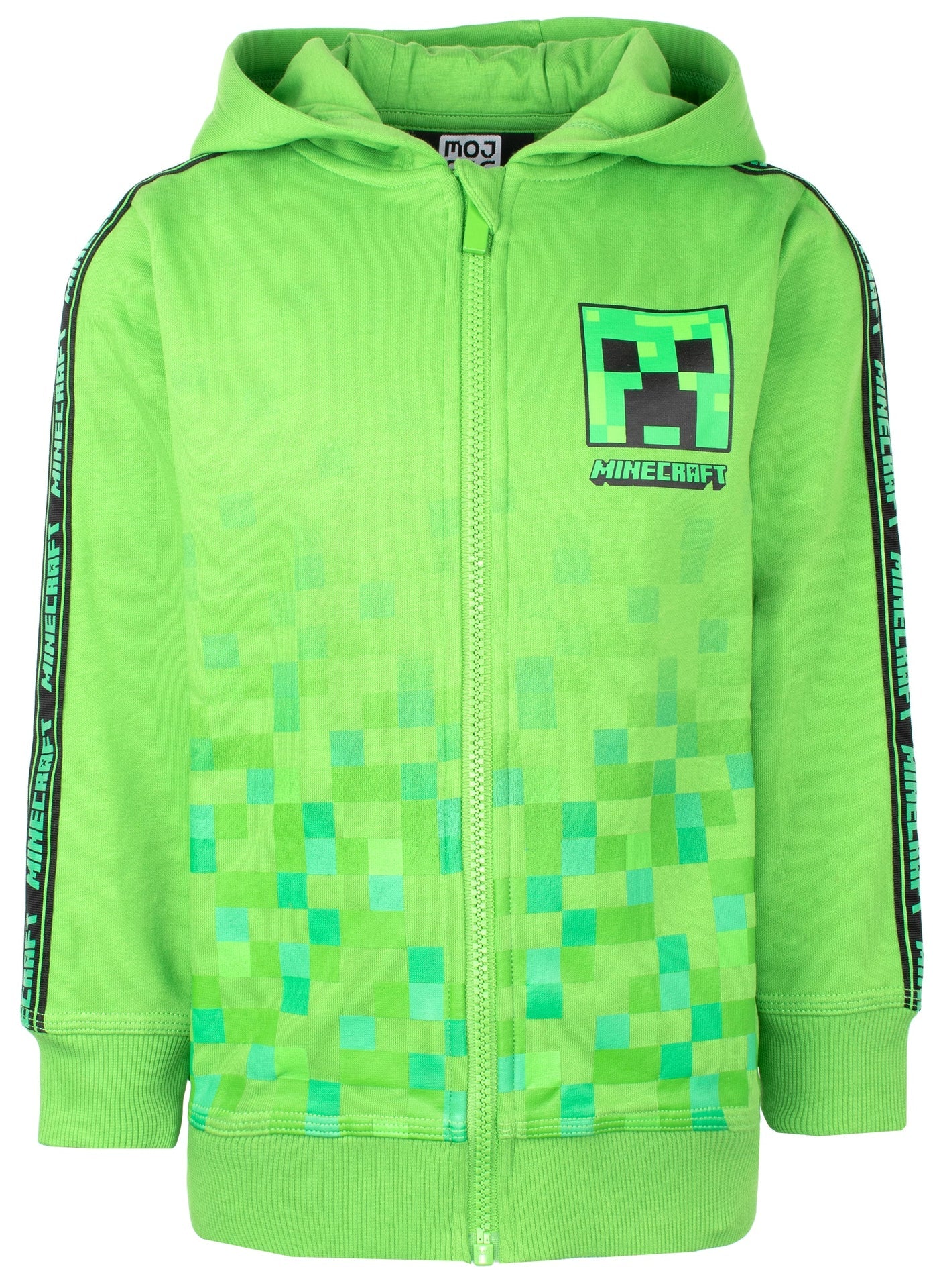 Sweat à capuche Minecraft – Zipped – vert
