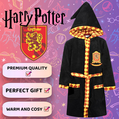 Peignoir – Harry Potter – noir