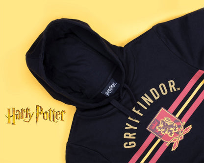 Sweat à capuche Harry Potter – noir et Yellow