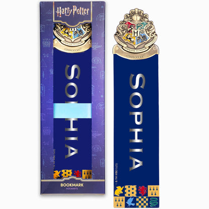 Marque-page Harry Potter – Crest Navy bleu