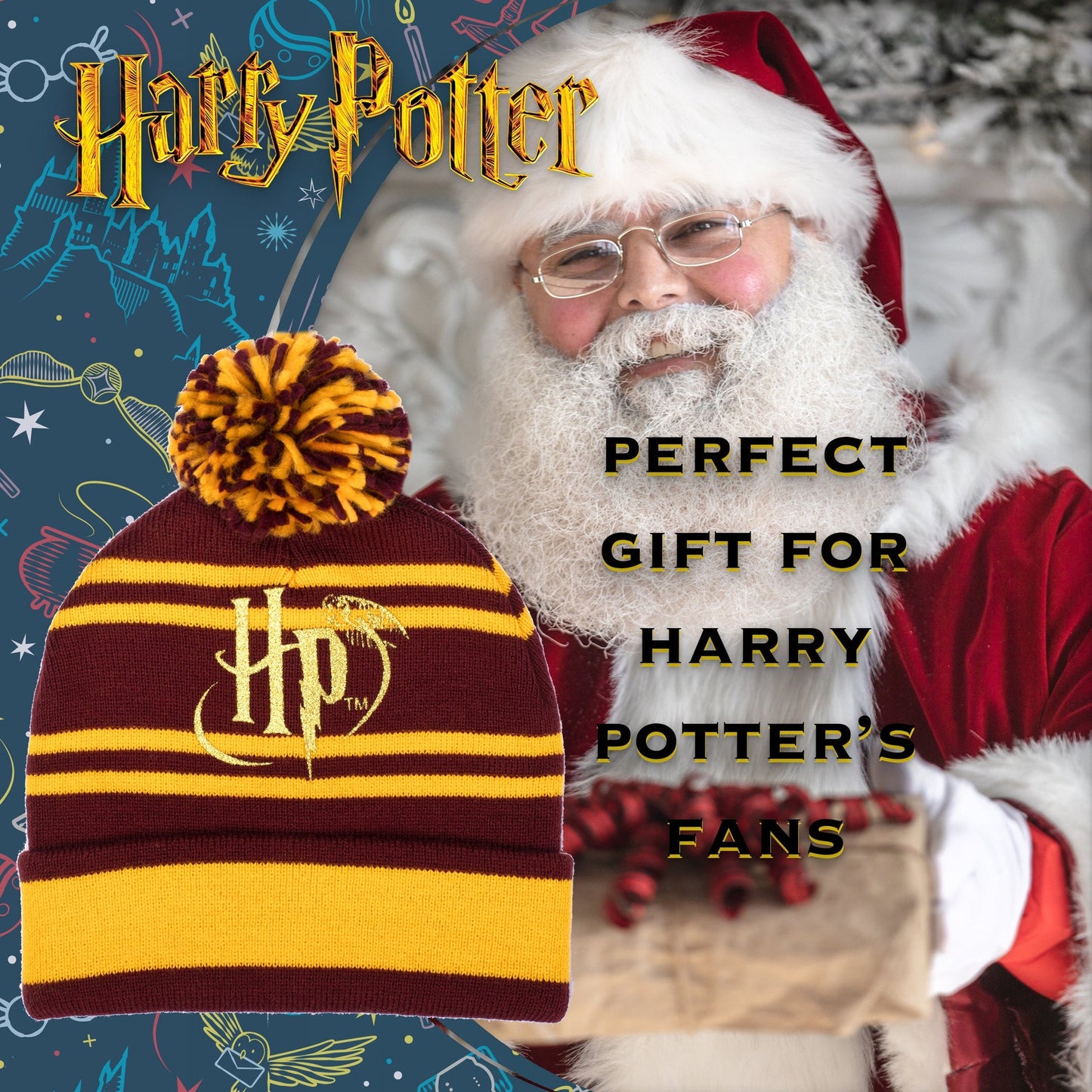 Bonnet – Harry Potter Winter Hat – Burgundy