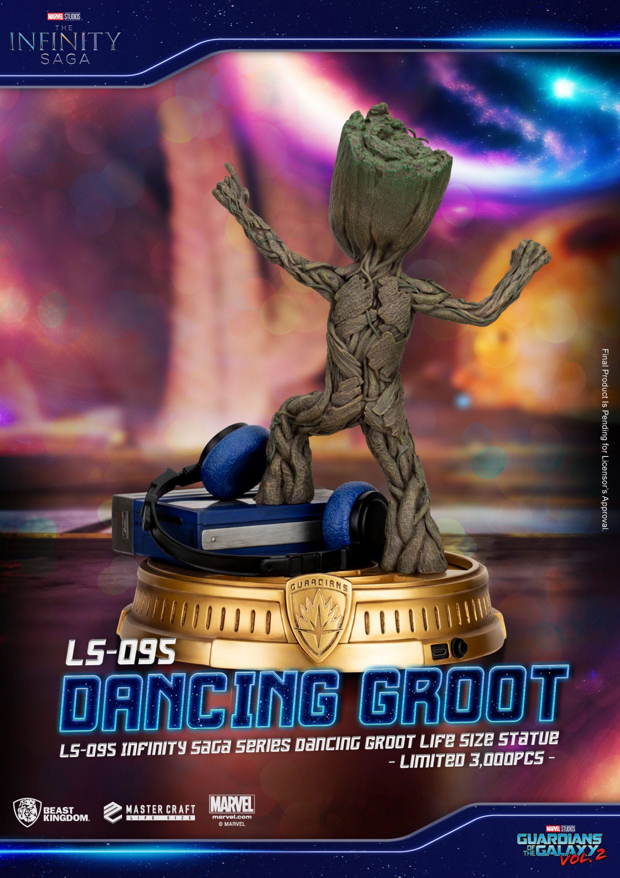 Statuette 1/1 Les Gardiens de la Galaxie 2 - Dancing Groot - PRECOMMANDE*