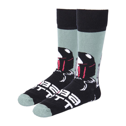 3 paar Star Wars -sokken - Boba Fett