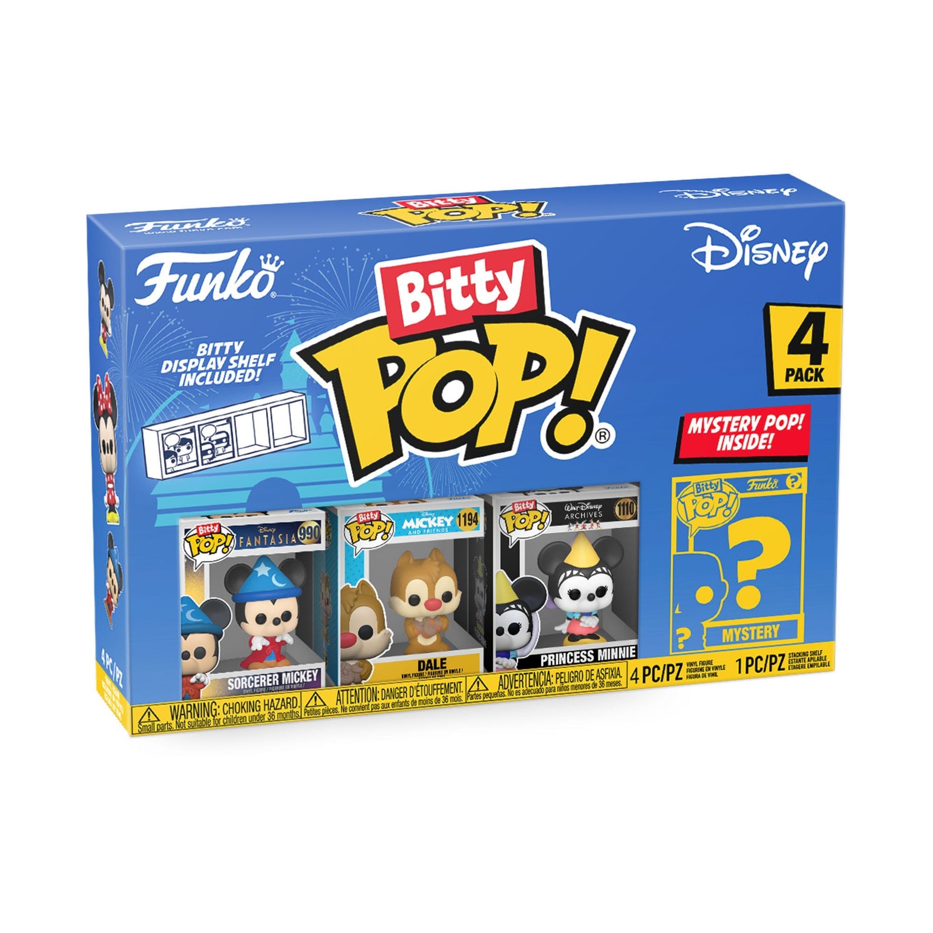 bitty pop disney 4 pack series 3