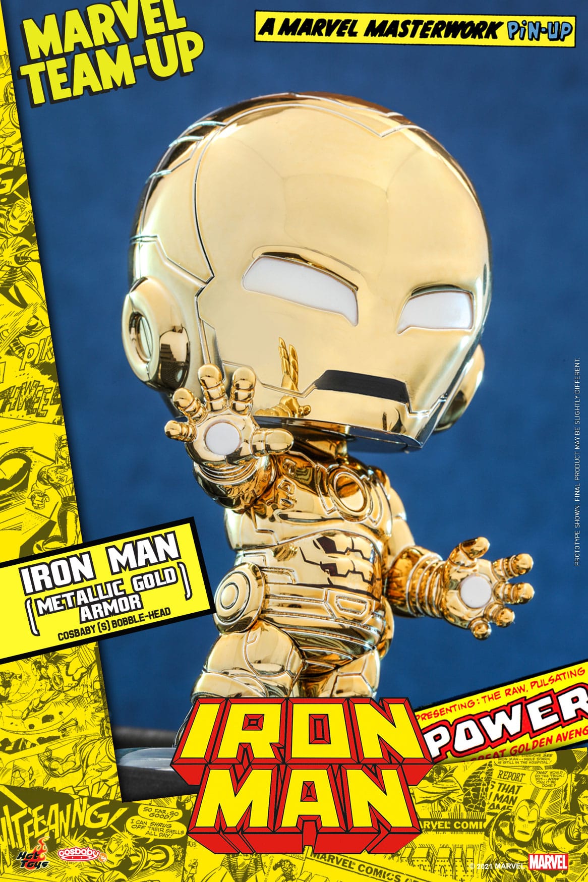 Iron Man (Metallic Gold Armour) Cosbaby
