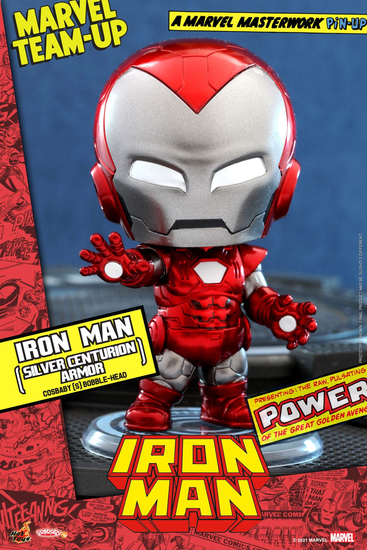 Iron Man (Silver Centurion oklop) Cosbaby