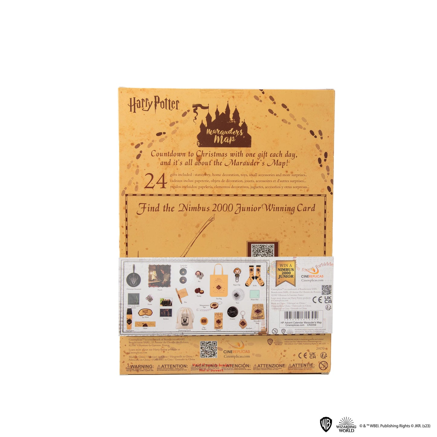 Adventný kalendár Harry Potter - Marauderova karta
