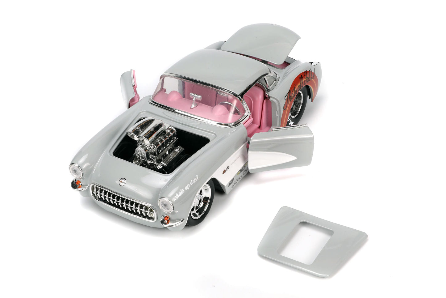 looney tunes 1967 chevy corvette 1 24 jada toys