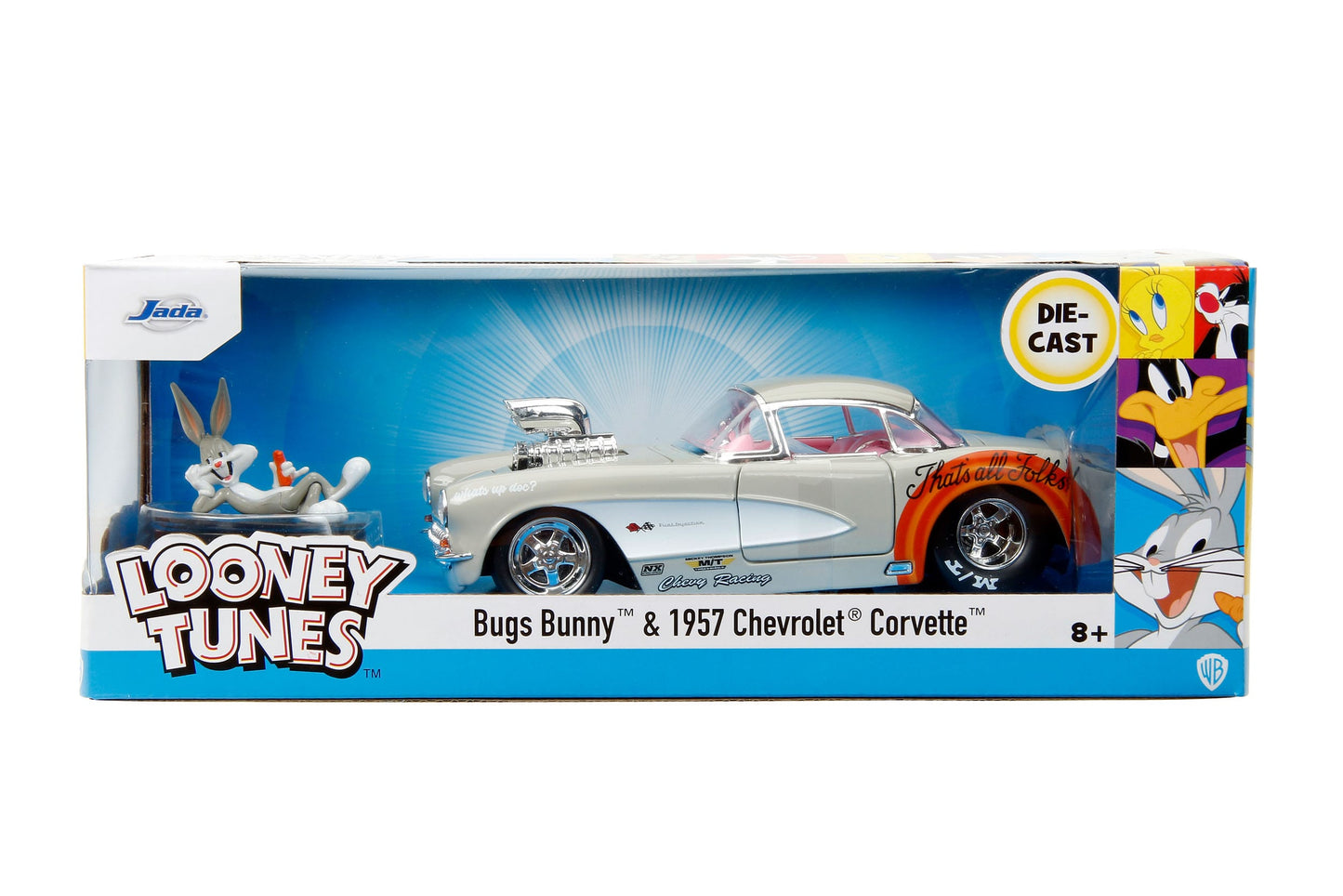 Bugs Bunny und Chevrolet Corvette 1957