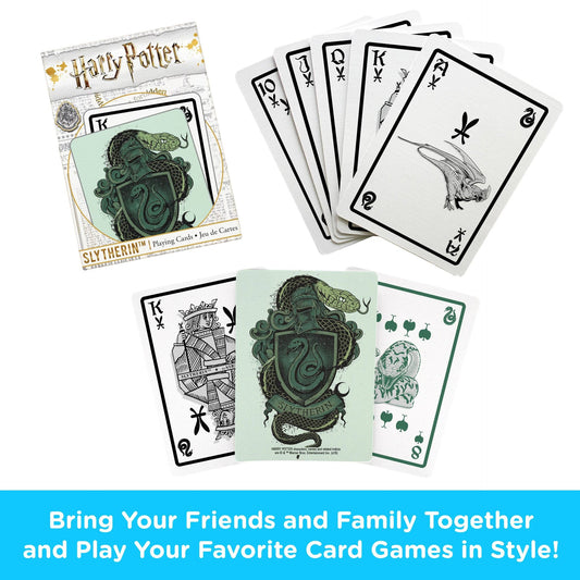Jeu de cartes Harry Potter - Serpentard - vue 2