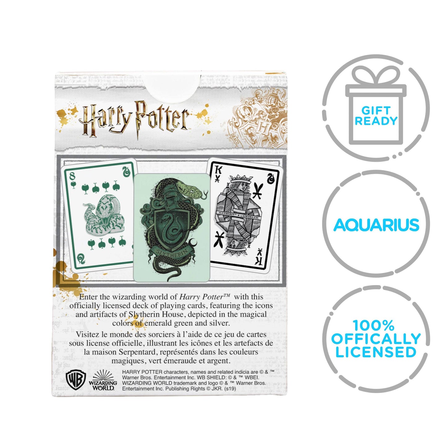 Jeu de cartes Harry Potter - Serpentard