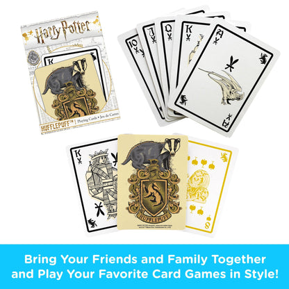 Jeu de cartes Harry Potter - Poufsouffle - vue 1