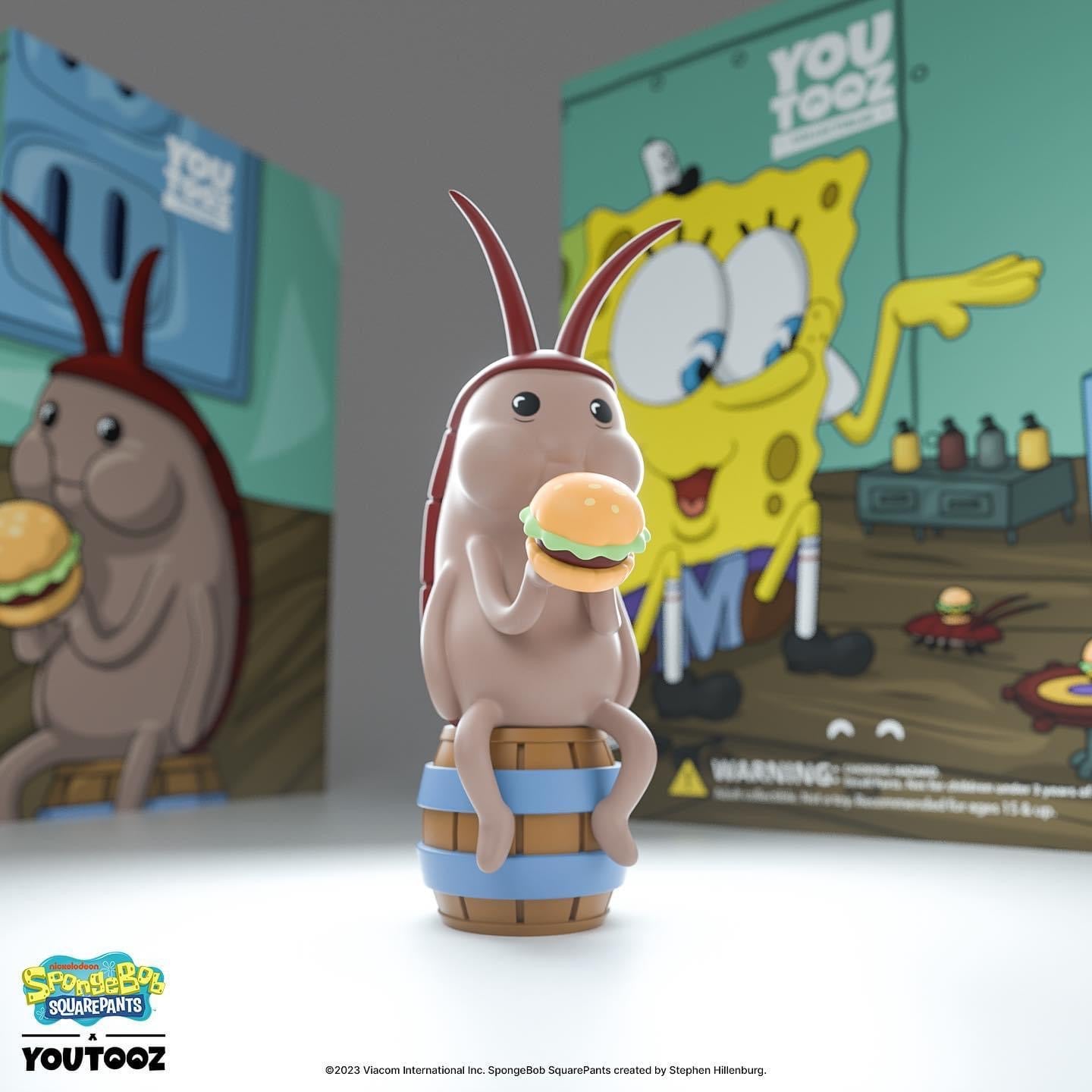 Bob l'éponge Vinyl figurine Cockroach Cafard Youtooz Viacom Nickelodeon SpongeBob Square Pants