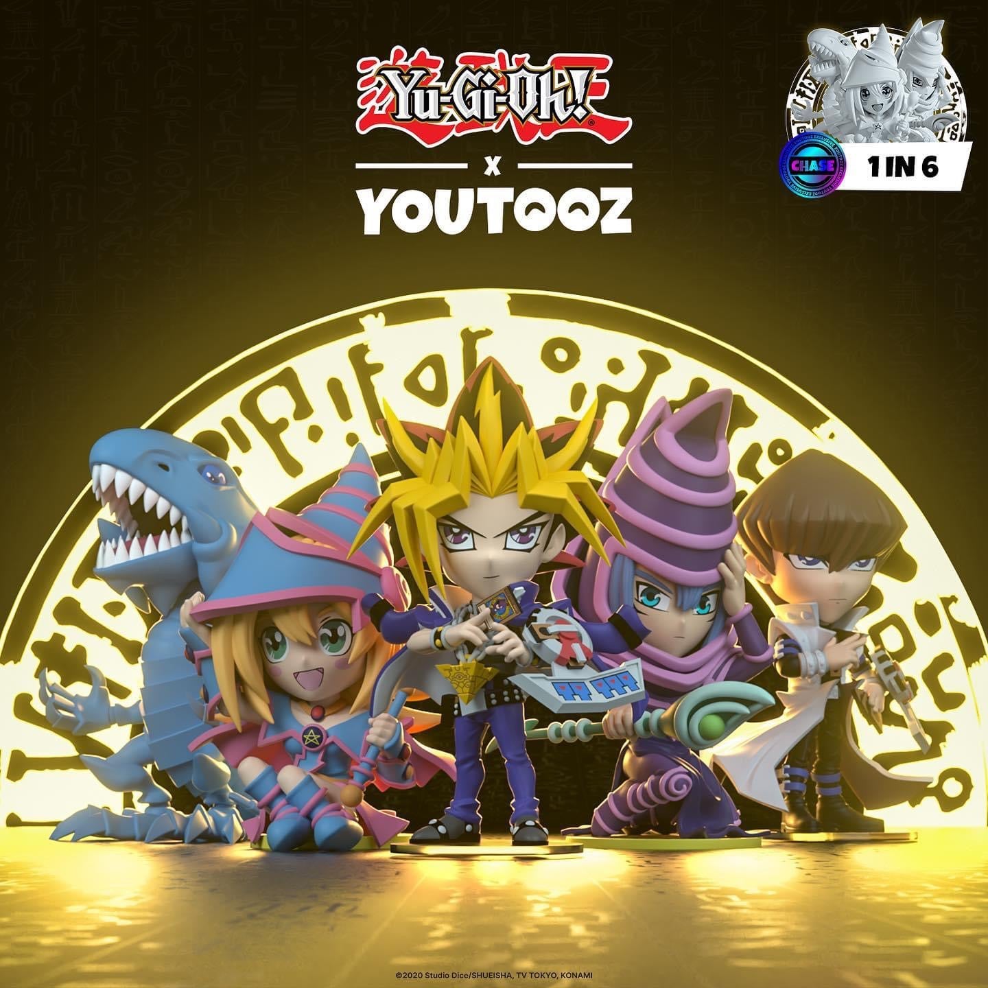 Yu-Gi-Oh! Vinyl figurine Magicienne des ténèbres Dark Magician Girl Youtooz Studio Dice SHUEISHA TV TOKYO KONAMI