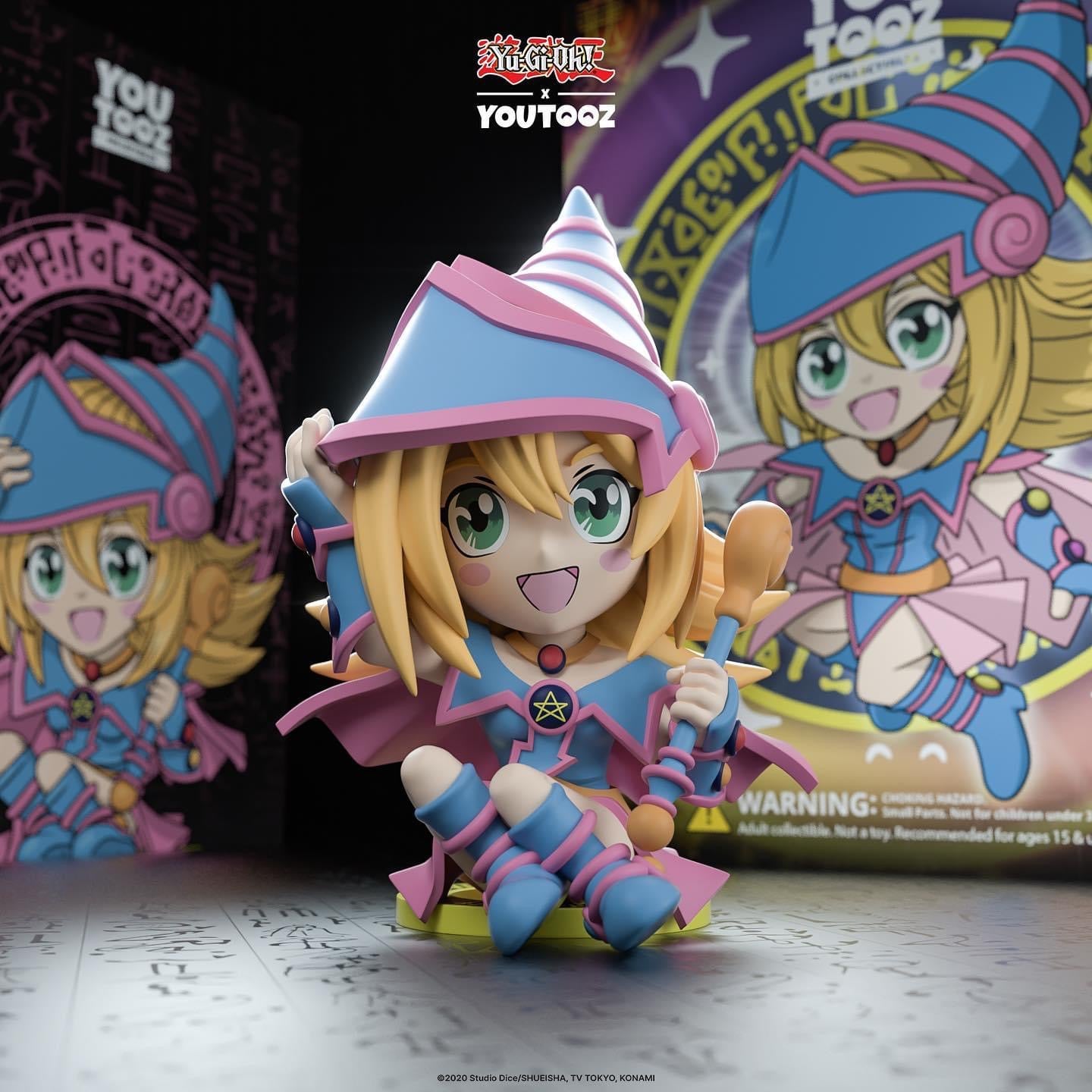 Yu-Gi-Oh! Vinyl figurine Magicienne des ténèbres Dark Magician Girl Youtooz Studio Dice SHUEISHA TV TOKYO KONAMI