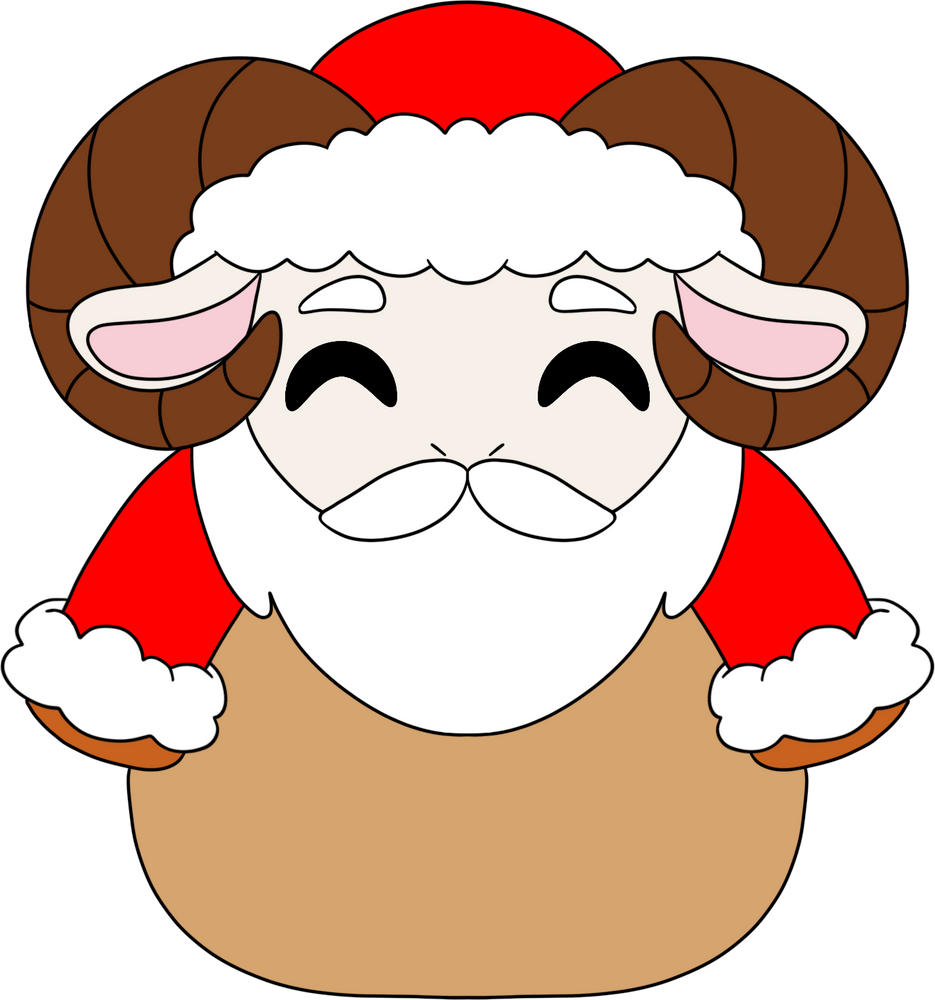 Rammie Santa & Bag (1ft)