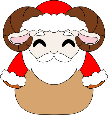 Rammie Santa & Bag (1ft)