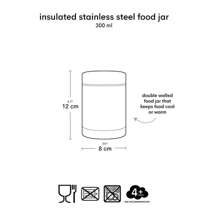 Pot alimentaire isotherme en inox - Unicorn Dreams – vue 9 – A Little Lovely Company