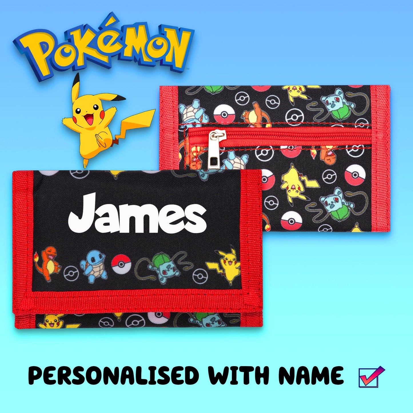 Pokemon portefeuille – rouge