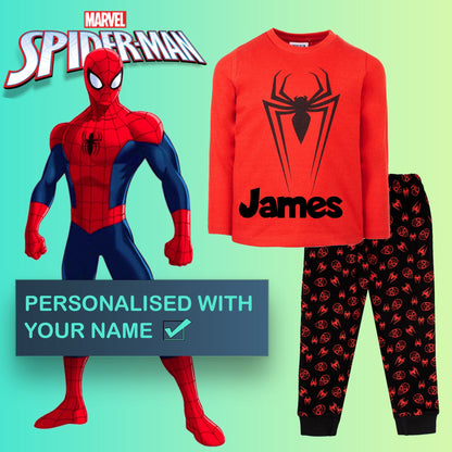 Pyjama – Set Spider-Man – rouge