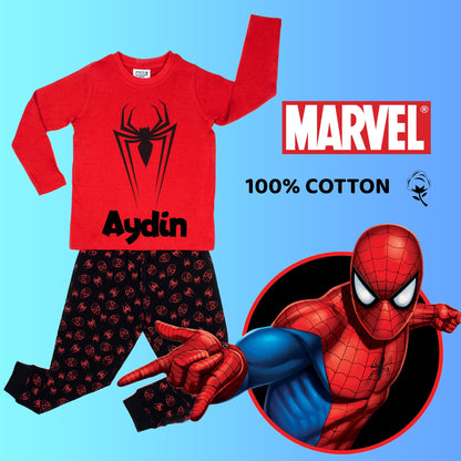 Pyjama – Set Spider-Man – rouge