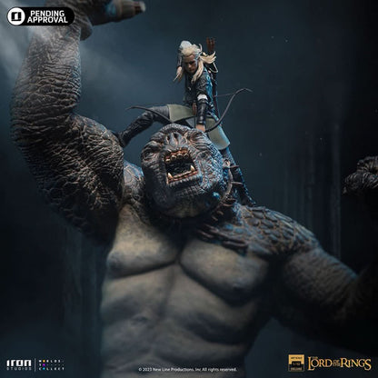 Statue Legolas vs Cave Troll - The Lord of the Rings - BDS Art Scale 1/10