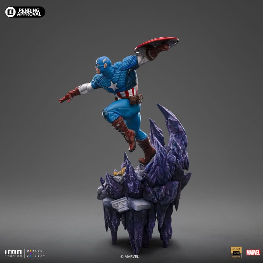 Statue Captain America Deluxe - Infinity Gauntlet Diorama - BDS Art Scale 1/10 - Marvel Comics