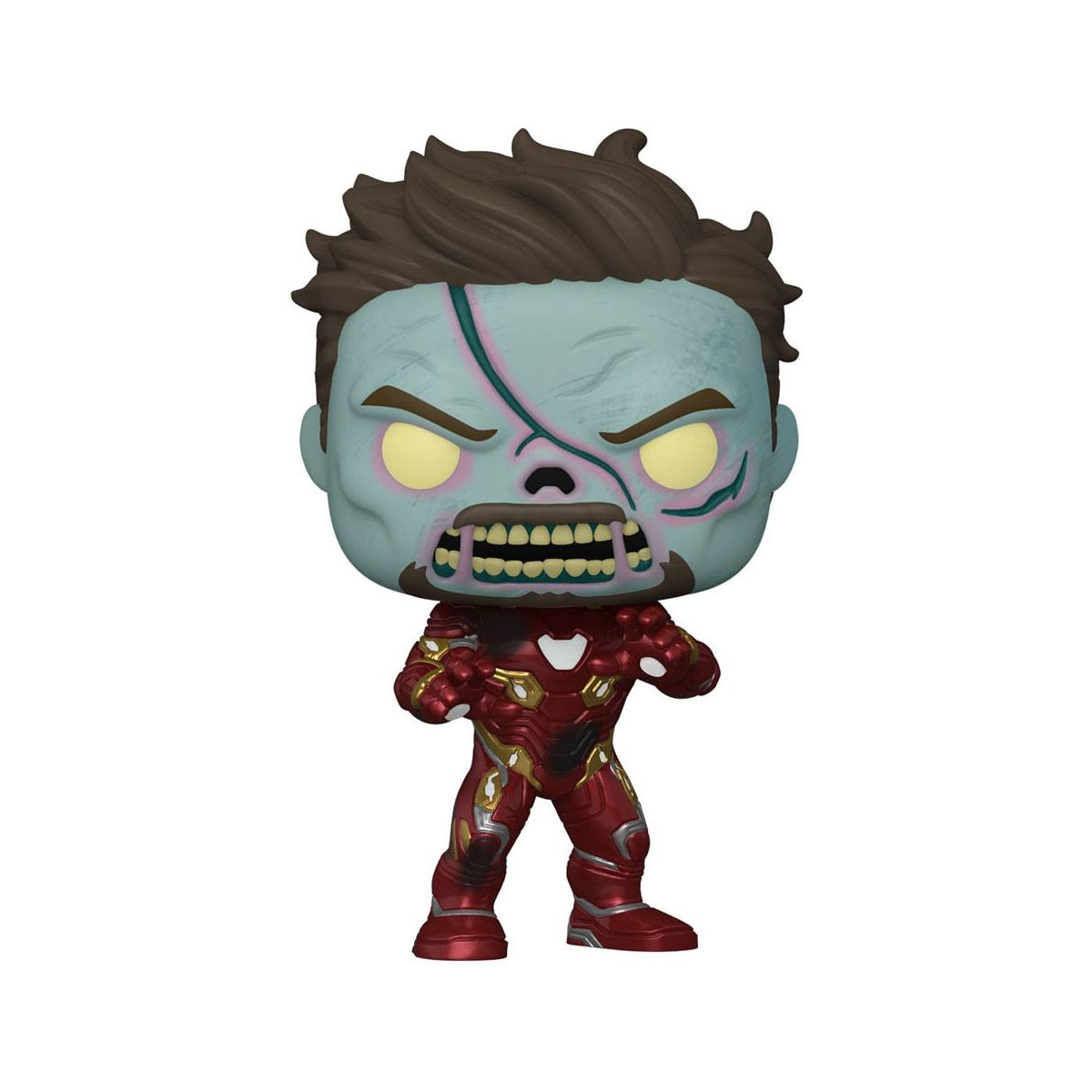 MARVEL WHAT IF POP N° 944 Zombie Iron Man Marvel What If...? POP! TV Vinyl Figurine Zombie Iron Man 9 cm