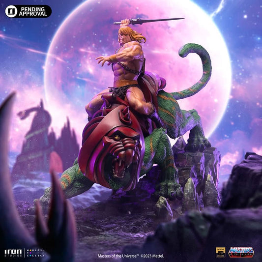 Statue He-Man und Battle Cat – Masters of the Universe – Art Scale 1/10