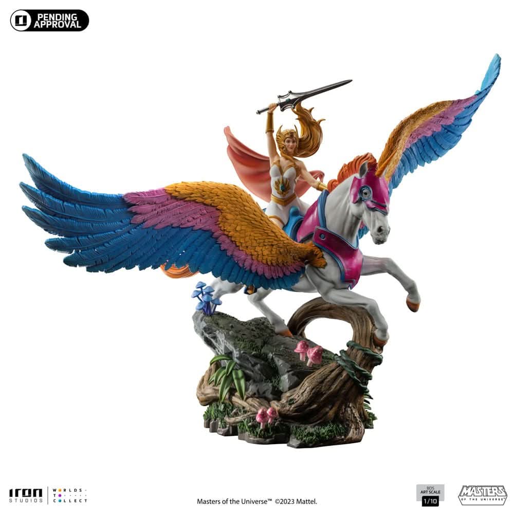 Statue She-Ra and Swift Wind - Masters of the Universe - Art Scale 1/10