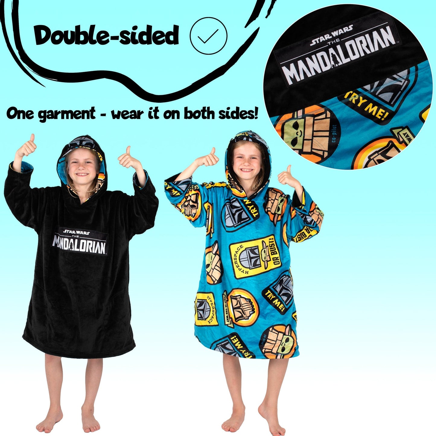 Sweat plaid oversize – Star Wars Mandalorian Oversized Blanket