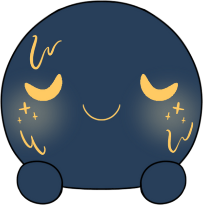Midnight Slimecicle Stickie (6in)