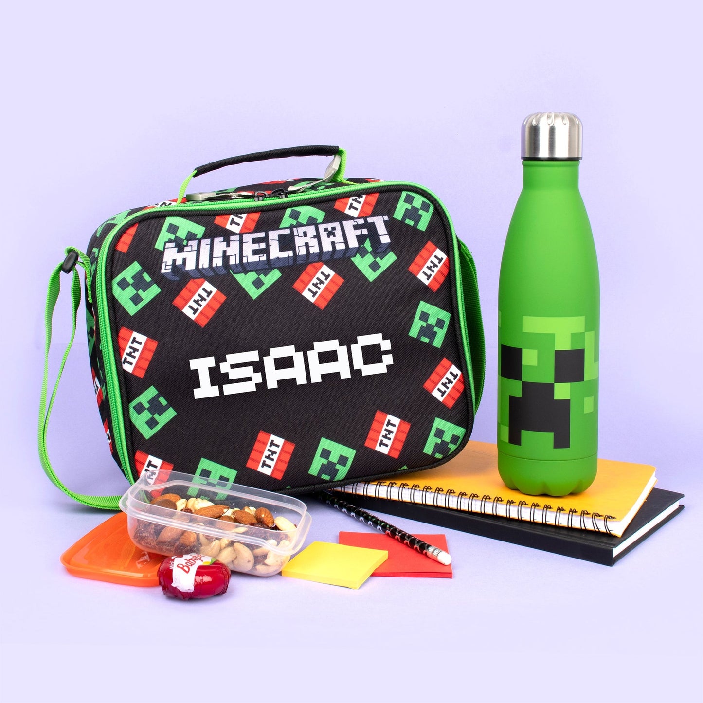 Gourde en acier inoxydable – Minecraft 550 ml – vert