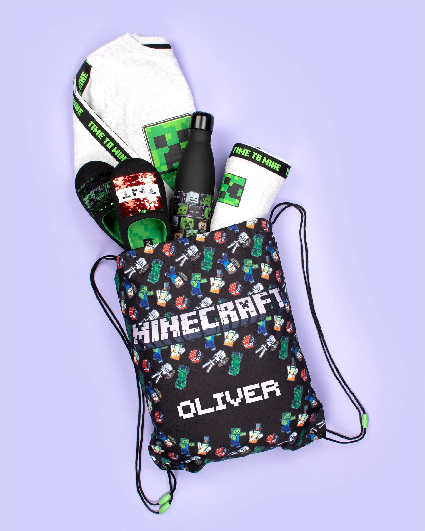 Pantalon de jogging Minecraft – gris