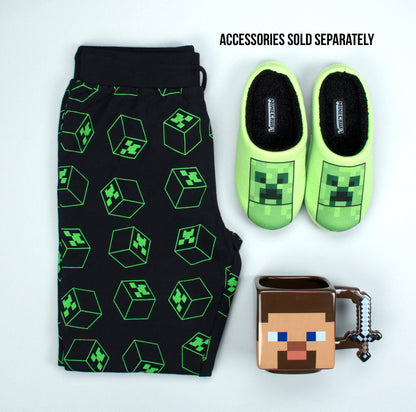 Chaussons enfant – Minecraft – vert Creeper