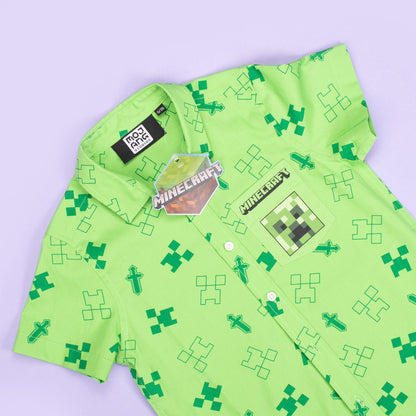 T-shirt Minecraft – Short Sleeve vert Shirt