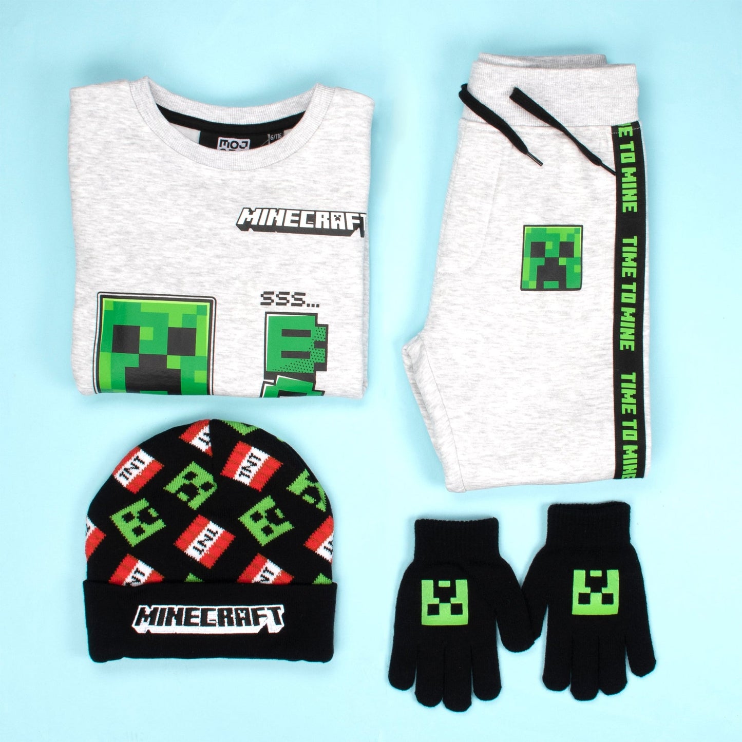 Pantalon de jogging Minecraft – gris