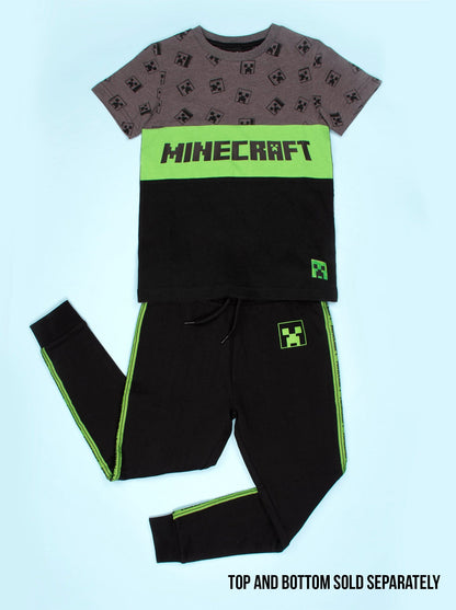 T-shirt Minecraft – Creeper T-shirt – gris