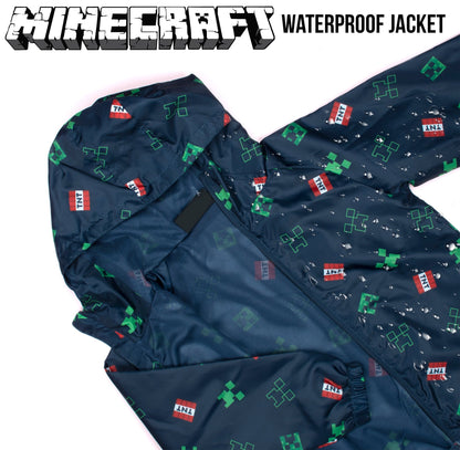 Veste imperméable Minecraft – Waterproof – Navy bleu