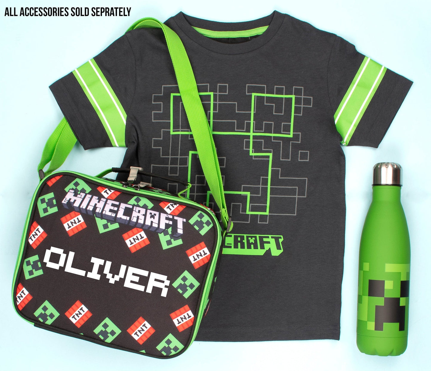 T-shirt Minecraft – Creeper T-shirt – Navy