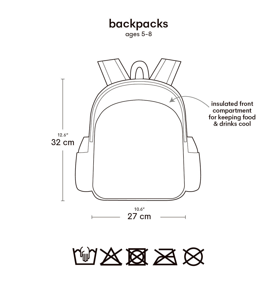 Sac à dos enfant - Unicorn Dreams – vue 6 – A Little Lovely Company