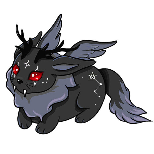 Peluche Mini Squishable – Wolpertinger Maléfique