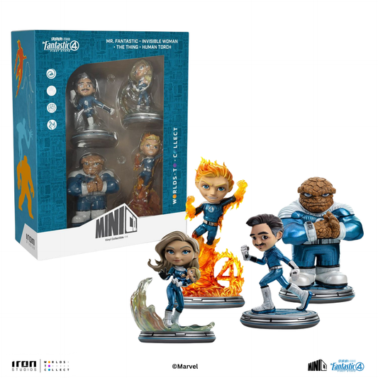 Fantastic Four Pack (Metallic Version) - The Fantastic Four: First Steps - Mini Co.