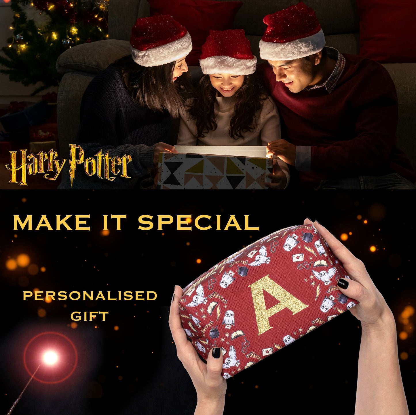 Harry Potter trousse de maquillage – pailleté Letter