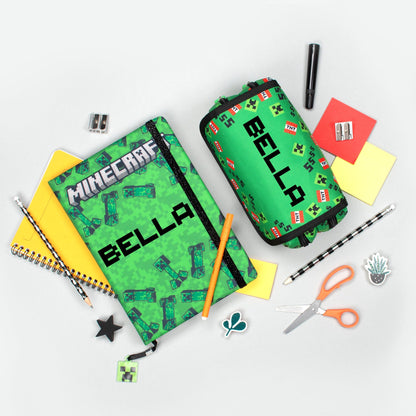 Carnet – Minecraft – vert